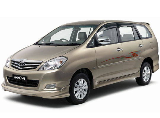 toyota innova car rental